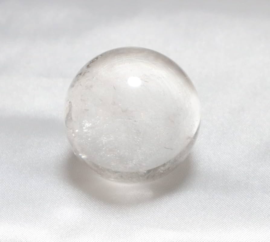 Amazon.co.jp: 天然水晶玉(水晶球)【A】単品（約38mm球